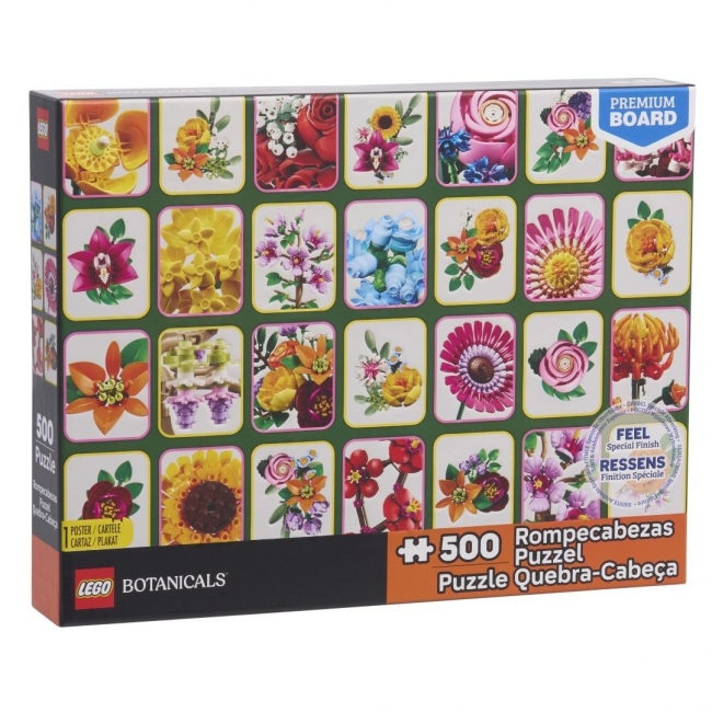 <img src='https://webimage.pl/pics/862/3/d0886144513862.jpg' style='height:440px' /> Lego Puzzle 500 Botanicals Quilt Collage