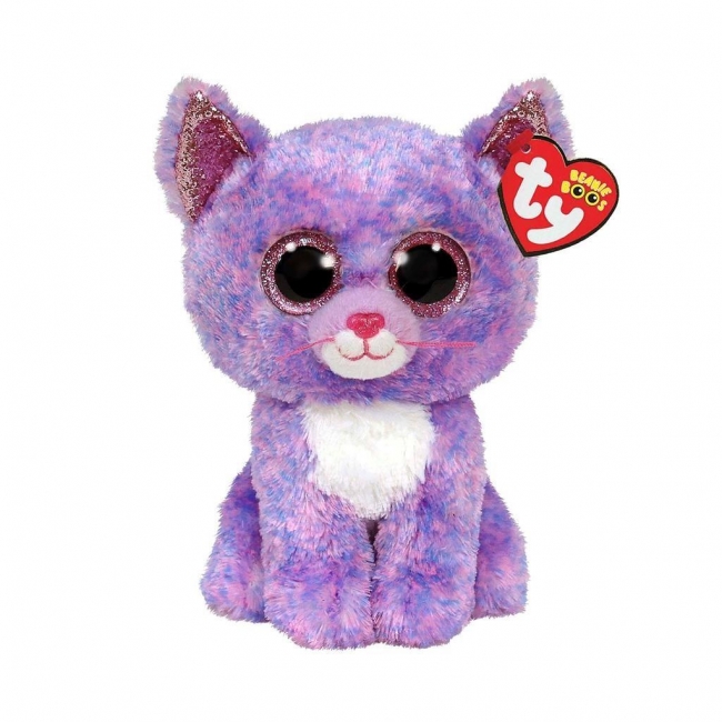 <img src='https://webimage.pl/pics/862/4/d0008421364862.jpg' style='height:440px' /> Beanie Boos Cassidy - lawendowy kot 24 cm