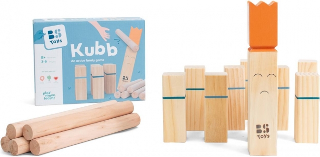 Kubb - szachy wikingów drewniane