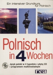 Język polski w 4 tyg. wer.niemiecka/Rea/+CD - <br />