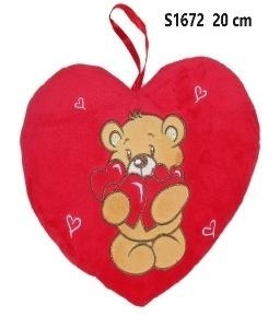 Serce - Miś 20cm
