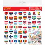 Naklejki. Flagi Europy