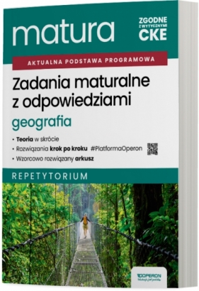 Zadania maturalne z odpowiedziami Matura 2027 Geografia Repetytorium - Agnieszka Maląg, Krzysztof Chabasiński