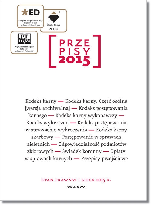 Przepisy 2015 Zbiór karny