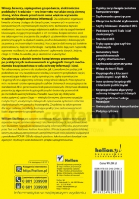 Kryptografia i bezpieczeństwo sieci komputerowych - Stallings William