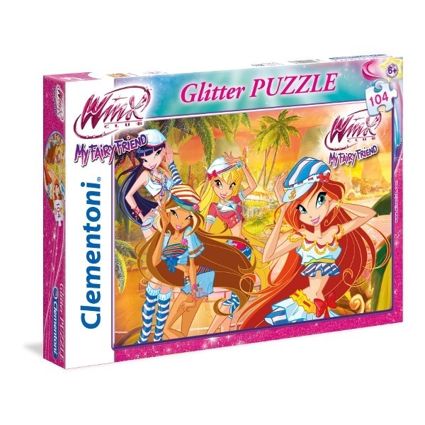 CLEMENTONI 104EL. Glitter Winx