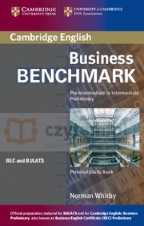 Business Benchmark PreInt-Int Personal Study Book - Norman Whitby