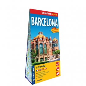 Barcelona (Barcelona) laminowany plan miasta 1:20 000