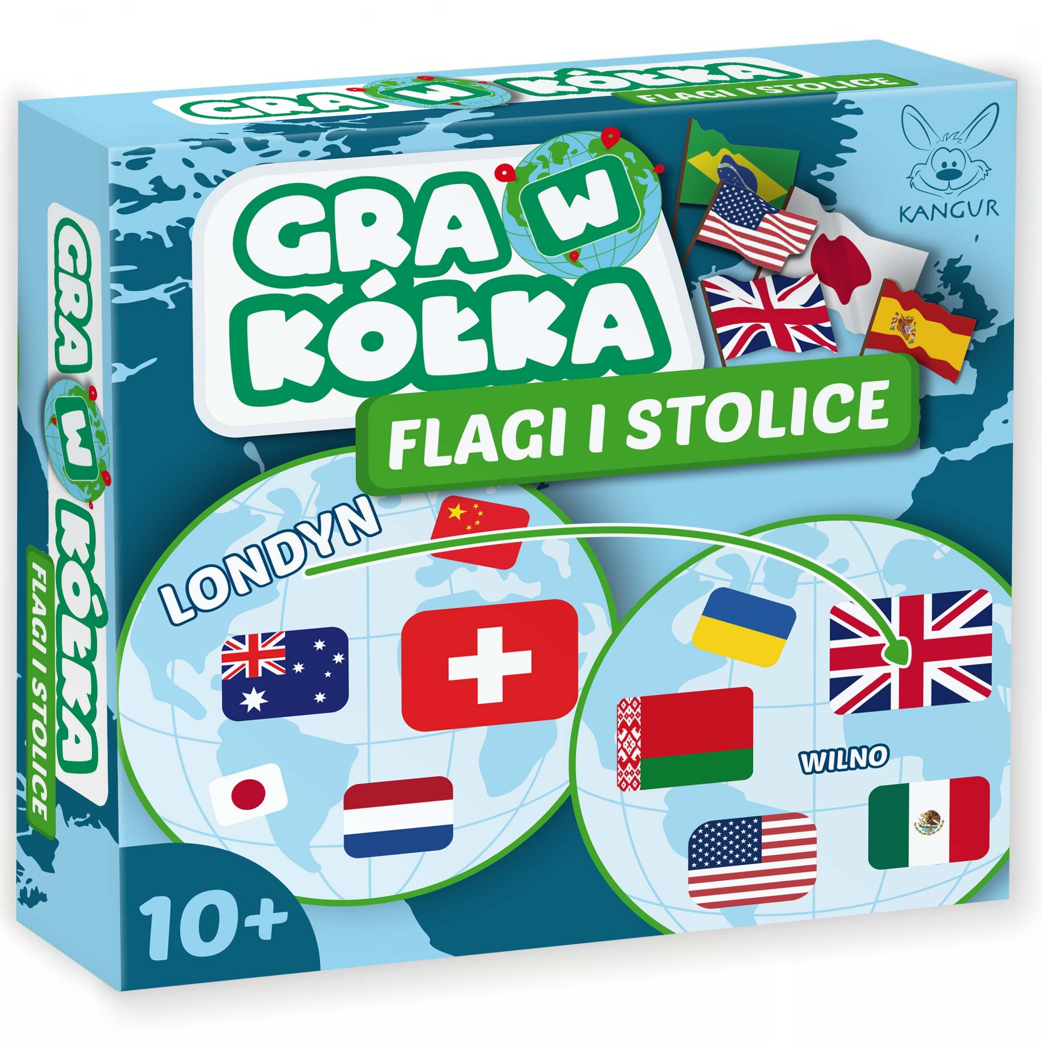 Gra w Kółka: Flagi i Stolice