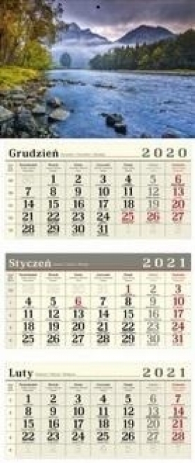 Kalendarz 2021 Trójdzielny Pieniny CRUX