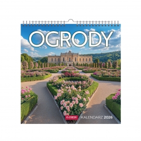 Kalendarz ścienny kwadrat - Ogrody