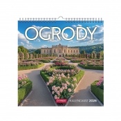 Kalendarz ścienny kwadrat - Ogrody