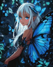 Malowanie po numerach - Magiczne motyle 40x50cm