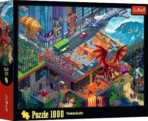 Puzzle 1000 Miasto Pixel TREFL