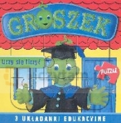 Groszek uczy się liczyć 3 układanki edukacyjne - <br />