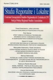 Studia Regionalne i Lokalne 2016/2