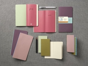 Notes Moleskine Chapters Slim Journal Medium w linie miętowy - <br />