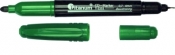 Marker CD 2-końcówki zielony T-2232