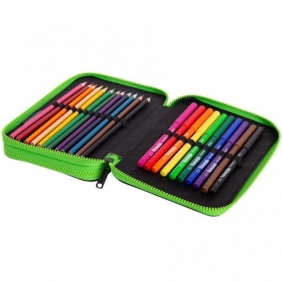 CoolPack Jumper XL, piórnik podwójny - Pixels (C77233)