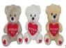 Miś z sercem 40cm MIX