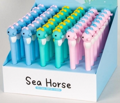 Długopis żelowy Silky 20 Sea horse MIX (48szt)