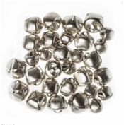 Dzwoneczki metalowe srebrne 30szt