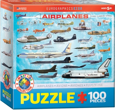 <img src='https://webimage.pl/pics/865/0/d628136610865.jpg' style='height:440px' /> Puzzle 100 Smartkids Airplanes 6100-0086