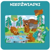 Puzzle ramkowe 21: Niedźwiadki (DOPR300221)