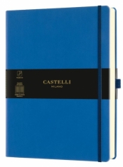 Notatnik 19x25cm kratka Castelli Aquarela Blue Sea