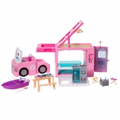 Barbie: Kamper 3w1 z akcesoriami (GHL93)
