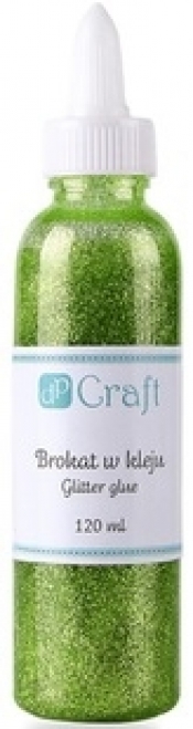 Brokat w kleju, 120 ml - light green (DPBK-008)