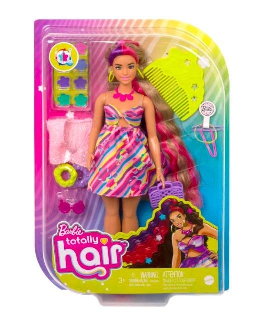 Lalka Barbie Totally Hair Kwiaty (HCM87/HCM89)