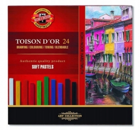 Pastele suche w sztyfcie, 24 kolory (8584)