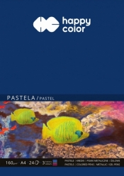 Blok do pasteli Happy Color, A4/24 ark - 3 kolory (HA 7816 2030-A24)