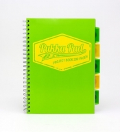 Kołozeszyt A4 Pukka Pad Project Book Neon 200 stron zielony (7079-NEO(SQ))