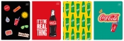 Zeszyt A5/32k 70g Mat+UV Coca Cola linia, 1 szt