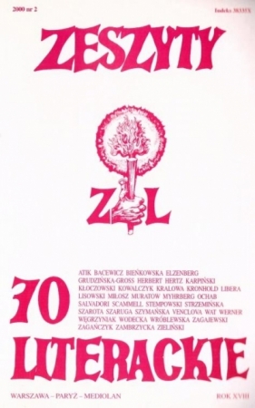 Zeszyty literackie 70 2/2000 - Opracowanie zbiorowe