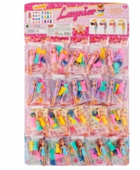 Lalka 9 cm + akcesoria (20szt)