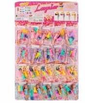 Lalka 9 cm + akcesoria (20szt)