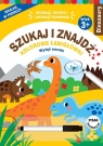  Szukaj i znajdź Kolorowe łamigłówki Dinozaury