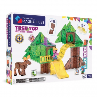 <img src='https://webimage.pl/pics/866/6/d850025176866.jpg' style='height:440px' /> MAGNA-TILES Klocki Magnetyczne Tree Top Adventure 42 el