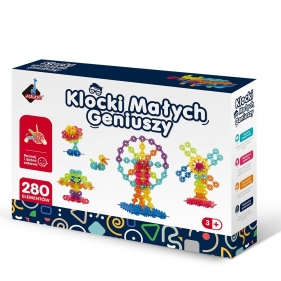 Klocki małych geniuszy. Śnieżynki - 280 el.