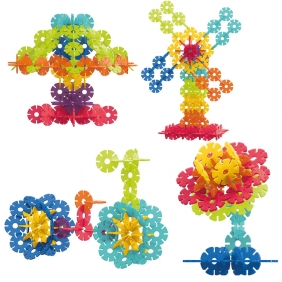 Klocki małych geniuszy. Śnieżynki - 280 el.