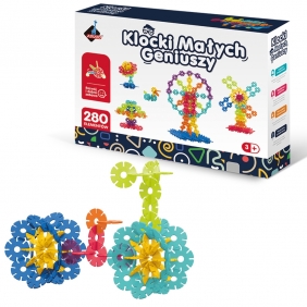 Klocki małych geniuszy. Śnieżynki - 280 el.