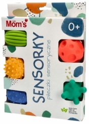 Mom's Care, Pastelowe Piłeczki sensoryczne - 5 szt.