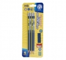 Ołówki grafitowe HB z gumką, 4szt. + temperówka, nakładka Astra (206120009)