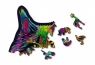 Puzzle drewniane 3D Tęczowy kot Rainbow wild cat M (HE0039-M) od 8 lat