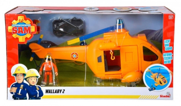 Helikopter Wallaby II z figurką Strażak Sam (109252576038)