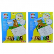 ART&FUN Malowanie po num erkach Miś/Kot