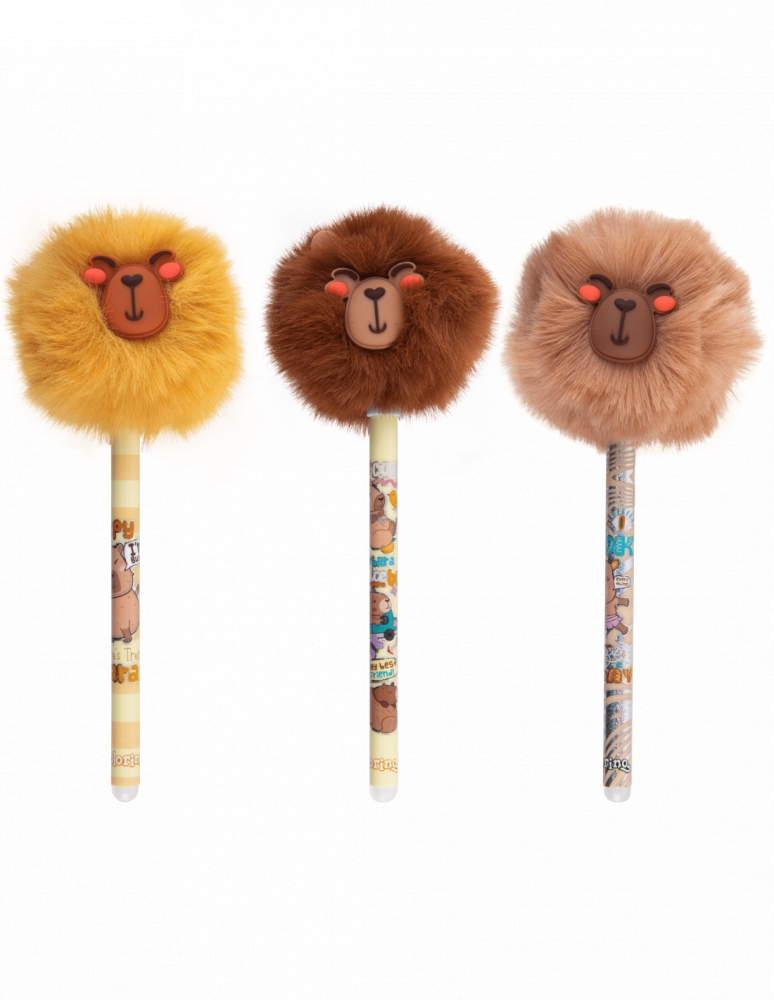 Colorino, Długopis wymazywalny - Pompon Capybara, 1 szt (01867PTR)